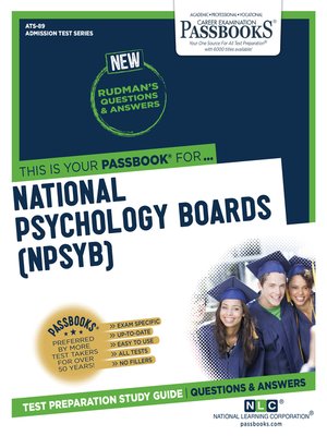 cover image of NATIONAL PSYCHOLOGY BOARDS (NPsyB)
